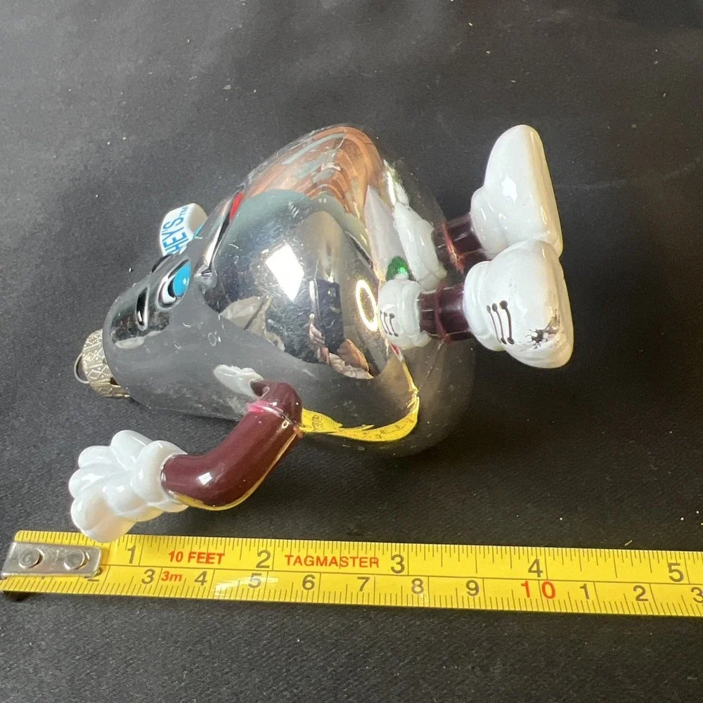 Vintage 1998 Set‎ Of 4 Hershey's Kisses Glass Christmas Tree Ornaments  4